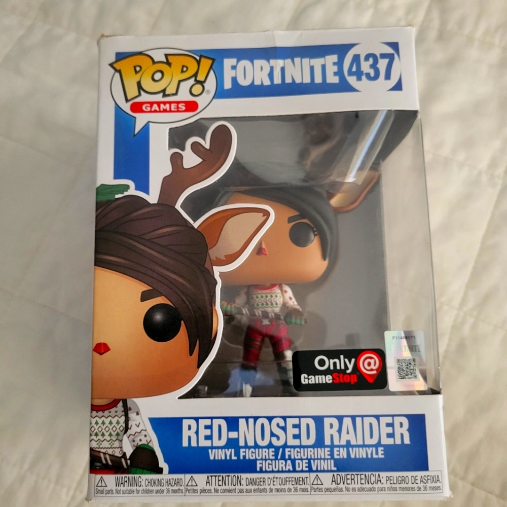 Fortnite red nosed raider funko